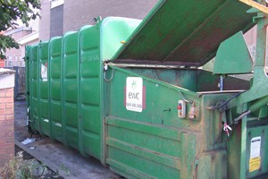 The industrial waste compactor which caused Peter Bonomy's death